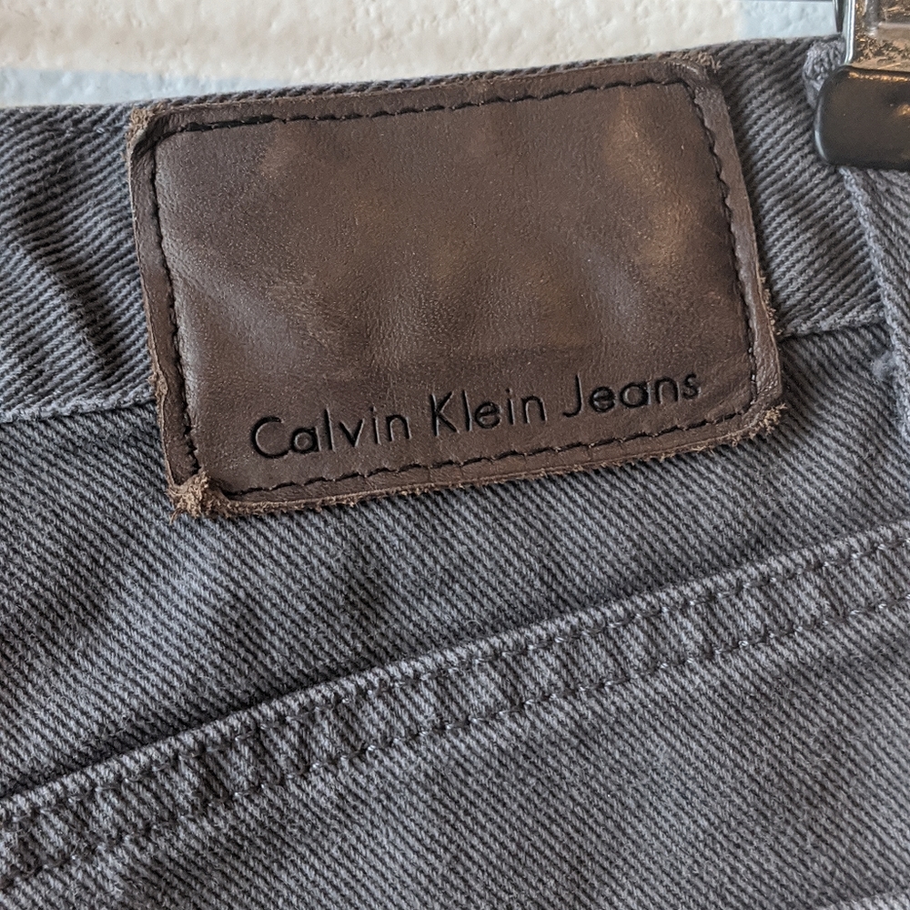 Calvin Klein jeans grey cut off shorts